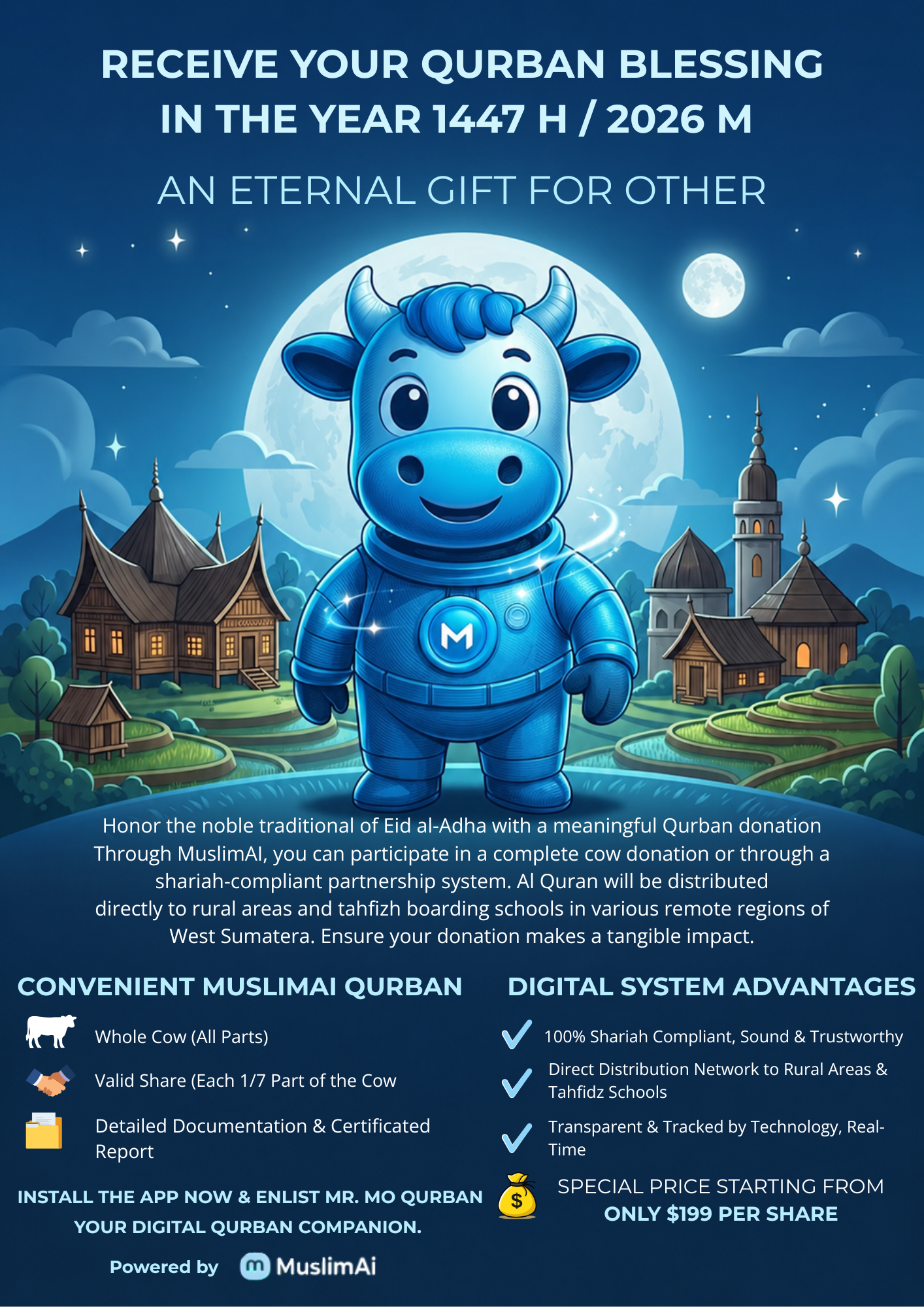 Muslim AI Qurban poster